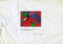 1/1 Une des premières peintures de Raoul, datée de 1995, que nous avons exceptionnellement sortie de nos coffres.